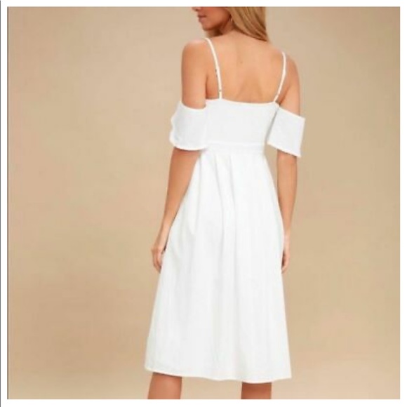 Lulus I’ve Got the Love Off the Shoulder dress - Picture 2 of 2